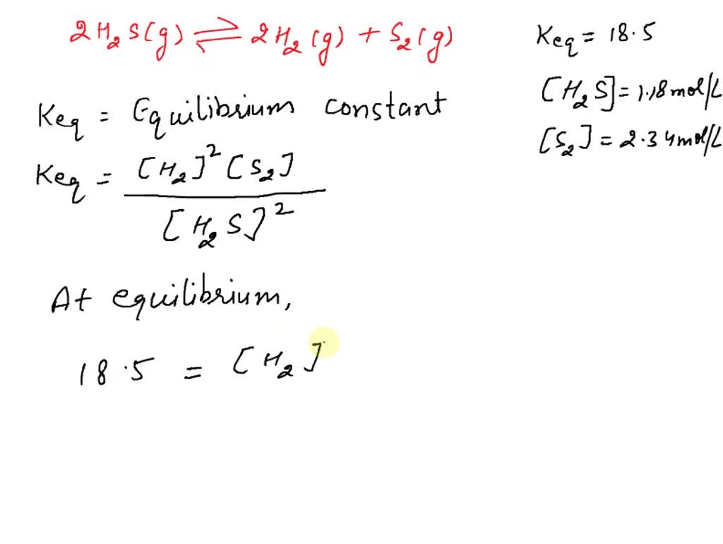 SOLVED: TI At 225 K, the equilibrium constant, Keq, for the reaction of ...