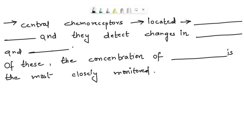 SOLVED: 10. Central chemoreceptors differ from chemoreceptors in that