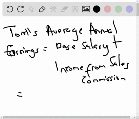 tom-is-a-salesman-the-following-are-the-details-regarding-the-sources-of-his-income-base-weekly-salary-320-sales-commission-15-of-price-the-item-sold-average-price-of-items-sold-280-average-39514