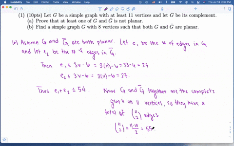 1opts-let-g-be-simple-graph-with-at-least-11-vertices-and-let-g-be-its-complement-prove-that-at-least-one-0l-g-and-g-is-not-planar-find-simple-graph-g-with-vertices-such-that-both-g-and-g-ar-96184