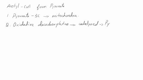 describe-the-reaction-that-generates-acetyl-coa-from-pyruvate-describe-the-importance-of-the-thioester-bond-that-forms-with-coenzyme-determine-the-total-number-of-electron-carriers-and-atp-a-96815