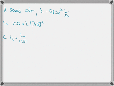 the-following-reaction-was-monitored-as-a-function-of-time-abab-a-plot-of-1ab-versus-time-yields-a-straight-line-with-slope-58102-ms1-a-what-is-the-value-of-the-rate-constant-k-for-this-reac-46618