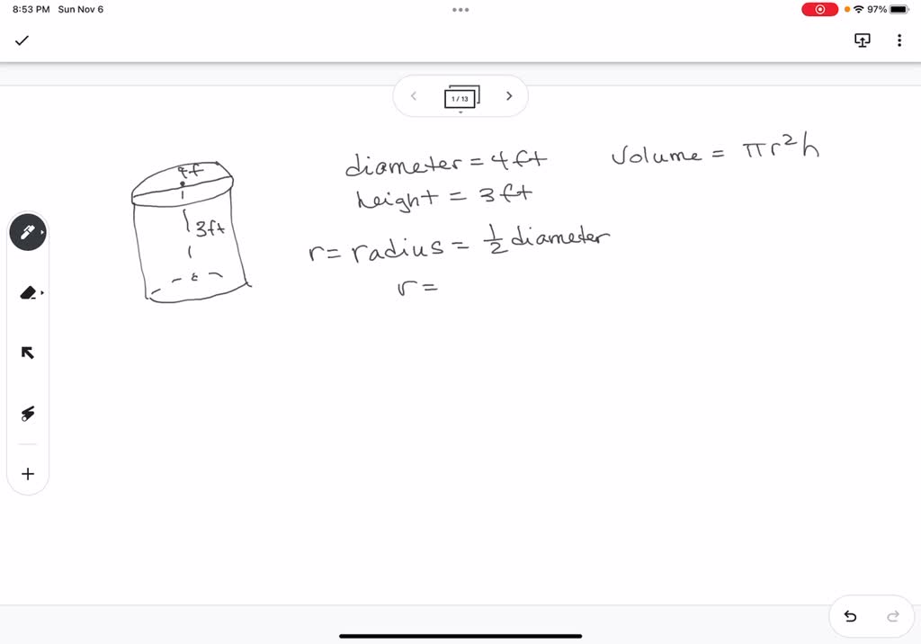 solved-a-circular-can-has-diameter-4-ft-and-height-3-ft-what-is-the
