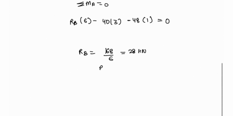a-simply-supported-beam-ab-of-length-6m-carries-two-point-loads-48kn-and-40kn-at-a-distance-of-1m-and-3m-respectively-from-pointatakee-2x10s-nmm-and-i85x10mm4-48kn-40kn-vd-b-1m-3m-6m-use-dou-21602