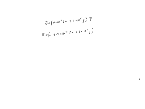 1-an-electron-in-a-uniform-magnetic-flux-density-b-has-a-velocity-v-40-105-ms-i-71-105-ms-j-if-the-electron-experiences-a-force-of-f-27-1013-n-i-15-1013-n-j-and-b-i-0-the-flux-density-compon-22384