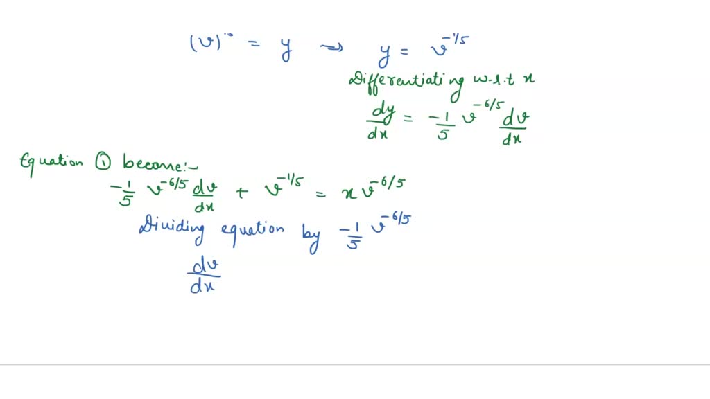 Solved Solve The Given Differential Equation By Using An Appropriate