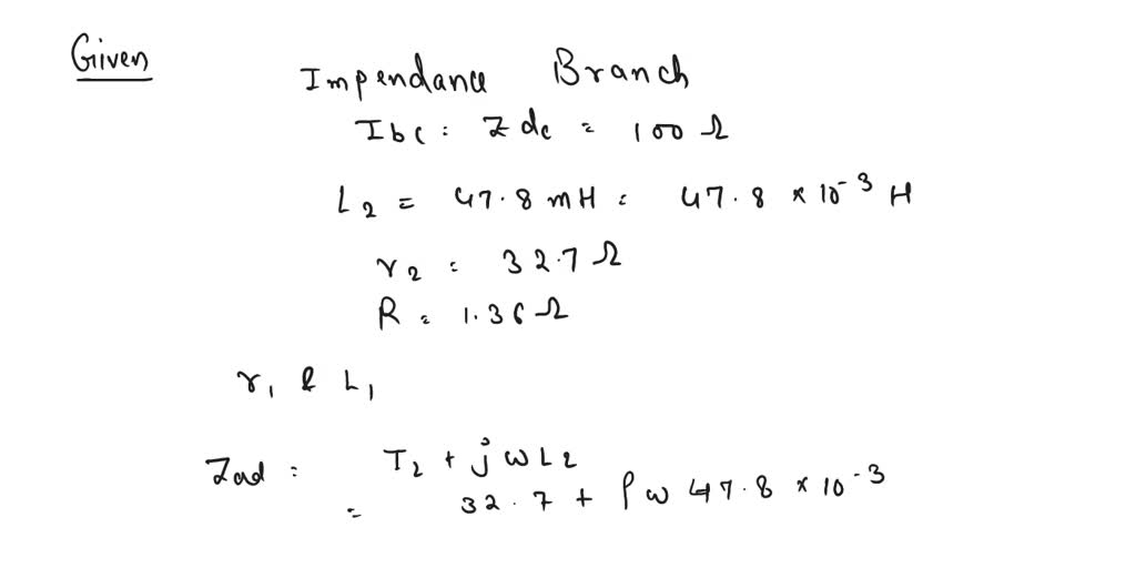 SOLVED: A Maxwell s inductance comparison bridge is shown. Coil Arm ab ...