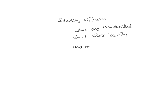 identity-diffusion-refers-to-the-identity-status-in-which-adolescents-take-a-pause-in-identity-formation-that-allows-for-exploration-of-alternatives-have-few-commitments-to-ands-or-watues-and-fall-to