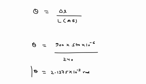 a-rigid-bar-abcd-is-supported-by-two-bars-as-shown-in-fig-p24-there-is-no-strain-in-the-vertical-bars-before-load-p-is-applied-after-load-p-is-applied-the-normal-strain-in-rod-1-is-570-x-10-79794