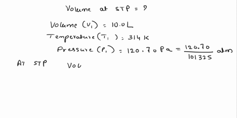 a-sample-of-freon12-cf2cl2-occupies-100-l-at-314-k-and-12070-kpa-find-its-volume-at-stp-85545