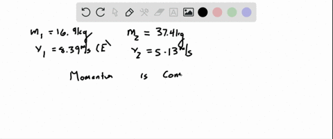 object-a-is-moving-due-east-while-object-b-is-moving-due-north-they-collide-and-stick-together-in-a-completely-inelastic-collision-momentum-is-conserved-object-a-has-a-mass-of-ma-169-kg-and-an-initial