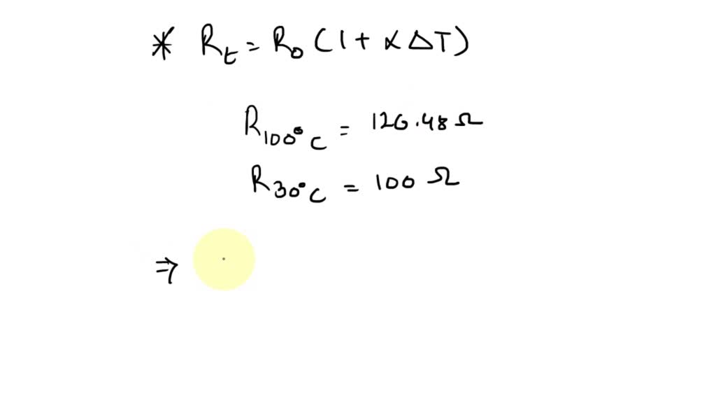SOLVED 'The resistance of a wire is [26.48 ohms at 400 degrees Celsius