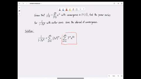 given-that-with-convergence-in-1-1-find-the-power-series-for-with-center-1-7r8-n-0-n0-identify-its-interval-of-convergence_-the-series-is-convergent-from-left-end-included-enter-y-or-n-to-ri-93517