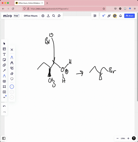 be-sure-to-answer-all-parts-draw-a-stepwise-mechanism-for-the-following-reaction-hbr-oh-br-ch3-part-1-hzo-br-hobr-ch3-hbr-view-structure-view-structure-part-2-out-of-2-ho-hbr-br-hobr-ch-chs-92643