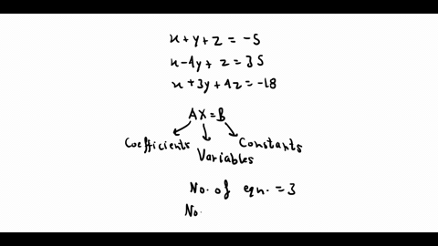 x-y-z-5-x-4y-z-35-x-3y-4z-18-form-a-matrix-from-the-given-equation-24073
