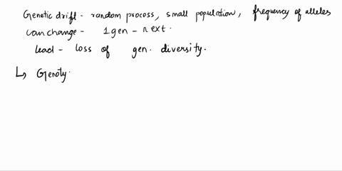 following-genetic-drift-a-genotype-and-allele-frequencies-would-not-change-b-genotype-and-allele-fre-70291