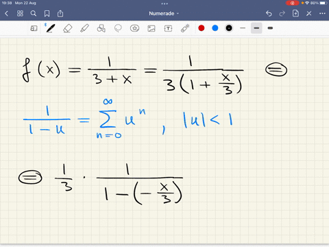 find-a-power-series-representation-for-the-function-center-your-power-series-representation-at-x-0-fx-1-3-x-fx-n-0-____________________________________-determine-the-interval-of-convergence-49947