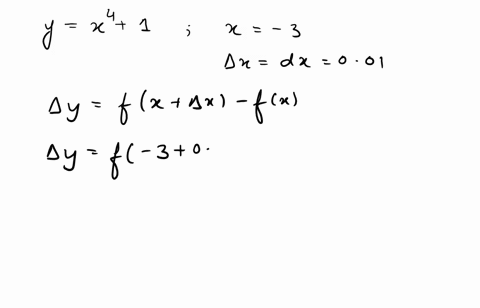 use-the-information-to-evaluate-and-compare-ay-and-dy-round-your-answers-to-four-decimal-places-y-x4-1-x-3-ax-dx-001-ay-dy-88873