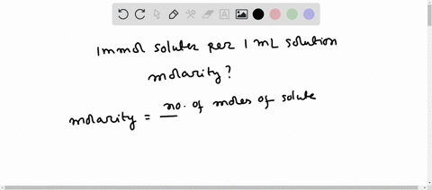 what-is-the-molarity-of-a-solution-that-contains-100-mmol-of-solute-per-milliliter-of-solution-18948