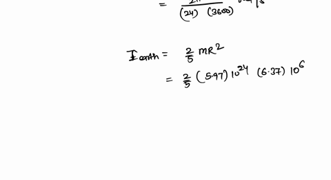 problem-2-angular-momentum-and-gravitation-the-planet-earth-spins-around-its-own-axis-while-rotating-around-the-sun-p4-knowing-that-earth-has-mass-of-m-597x-102kg-a-radius-of-r-637x-106m-and-66356