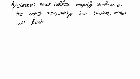 which-one-of-the-following-statements-is-correct-1-shareholders-equity-represents-the-residual-value-of-a-firm-ii-the-cash-flow-related-to-interest-payments-less-any-net-new-borrowing-is-cal-80844