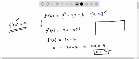 find-the-absolute-extrema-of-the-function-on-the-closed-interval-use-graphing-utility-to-verify-your-results_-if-an-answer-does-not-exist-enter-dne-fx-x2-_-4x-6-0-2-absolute-maximum-xy-absol-84296