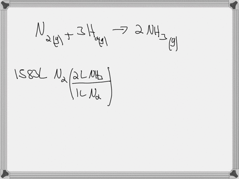 the-haber-process-synthesizes-ammonia-at-elevated-temperatures-and-pressures-suppose-you-combine-1583-l-of-nitrogen-gas-and-4595-l-of-hydrogen-gas-at-stp-heat-the-mixture-to-run-the-reaction-00907