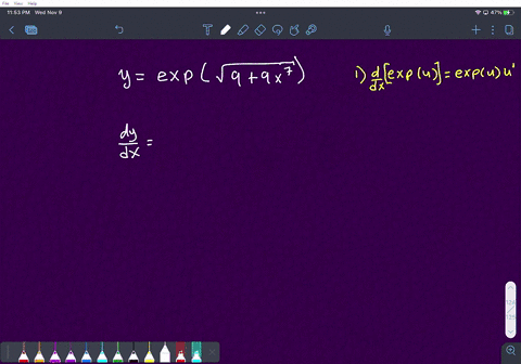 let-yexp99x7-find-dydx-dydx