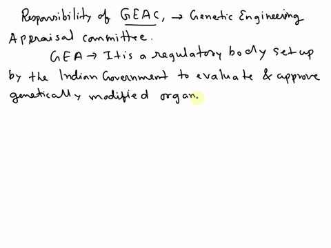 describe-the-responsibility-of-geac-set-up-by-the-indian-government-66029