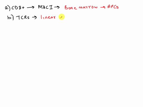 which-of-the-following-is-false-concerning-b-or-t-cells-a-cd8-cells-recognize-peptides-presented-by-mhc-i-on-all-nucleated-cells-b-tcrs-recognize-3d-structural-antigens-or-epitopes-c-cd4-cel-35959