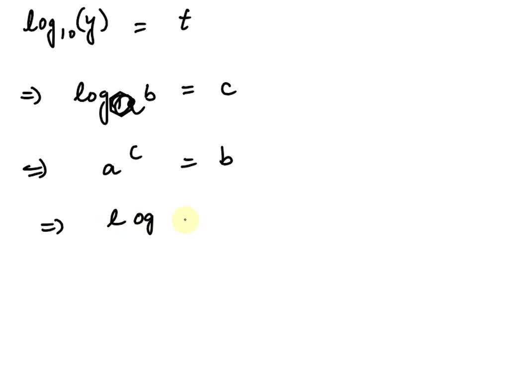 Solved write the equation in exponential form assume that all