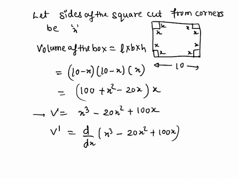 13-a-company-needs-to-construct-an-open-box-for-a-high-end-product-the-box-will-be-made-from-a-square-piece-of-tin-10-inches-long-on-each-side-by-cutting-squares-of-equal-size-from-each-corn-76407