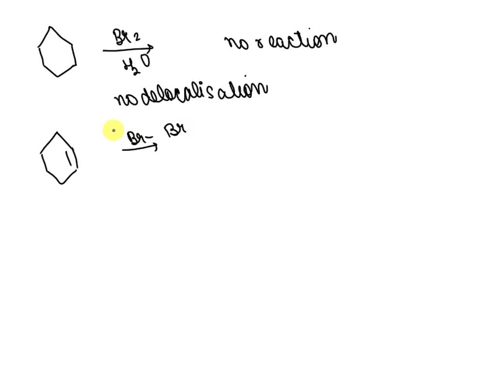 cyclohexane cyclohexene bromine water experiment