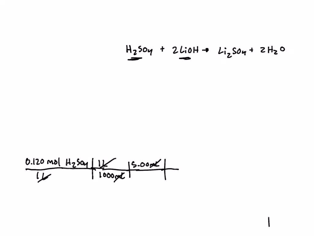 SOLVED A titration is performed by reacting 18.57 mL of 0.353 M
