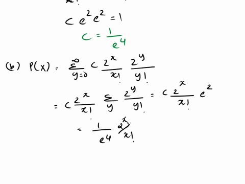 if-x-and-y-are-discrete-random-variables-with-joint-pmf-px-y-x-y-c2xyxy-for-x-0-1-2-and-y-0-1-2-and-zero-otherwise-a-find-the-constant-c-b-find-the-marginal-pmfs-of-x-and-y-identify-their-di-63725