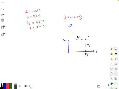 a-point-charge-of-30-c-is-located-on-the-y-axis-at-40-m-and-another-point-charge-of-60-c-is-located-on-the-x-axis-at-x-50-m-what-is-the-magnitude-of-the-net-electric-field-at-the-point-p-loc-60602