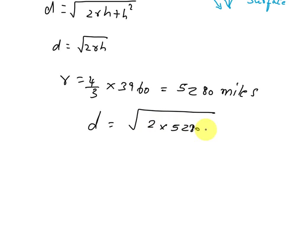 SOLVED: What is the maximum line-of-sight distance between a paging ...