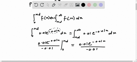find-the-median-of-the-random-variable-with-the-probability-density-function-given-below-round-your-answer-to-four-decimal-places-fx-001e001x-on-0-98178
