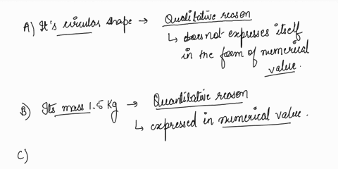 classify-each-of-the-following-properties-of-a-cake-as-qualitative-or-quantitative-give-reasons-for-your-answers-a-its-a-circular-shape-b-its-mass-is-15-kg-c-it-taste-like-chocolate-d-it-is-12515
