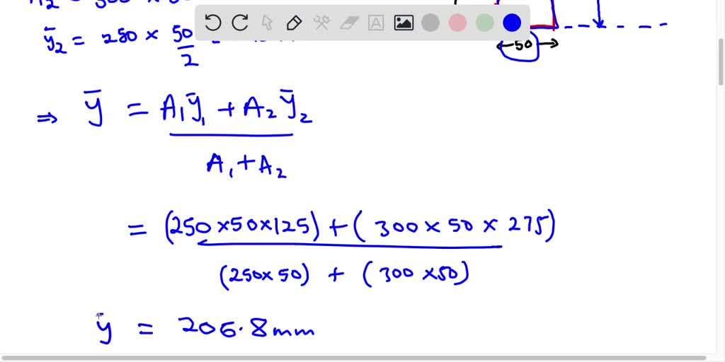 QUESTION 5 For the T-beam cross-section shown below