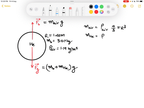 a-spherical-balloon-is-made-from-a-material-whose-mass-is-307-kgthe-thickness-of-the-material-is-negligible-compared-to-the-142-m-radius-of-the-balloonthe-balloon-is-filled-with-heliumheat-a-05154