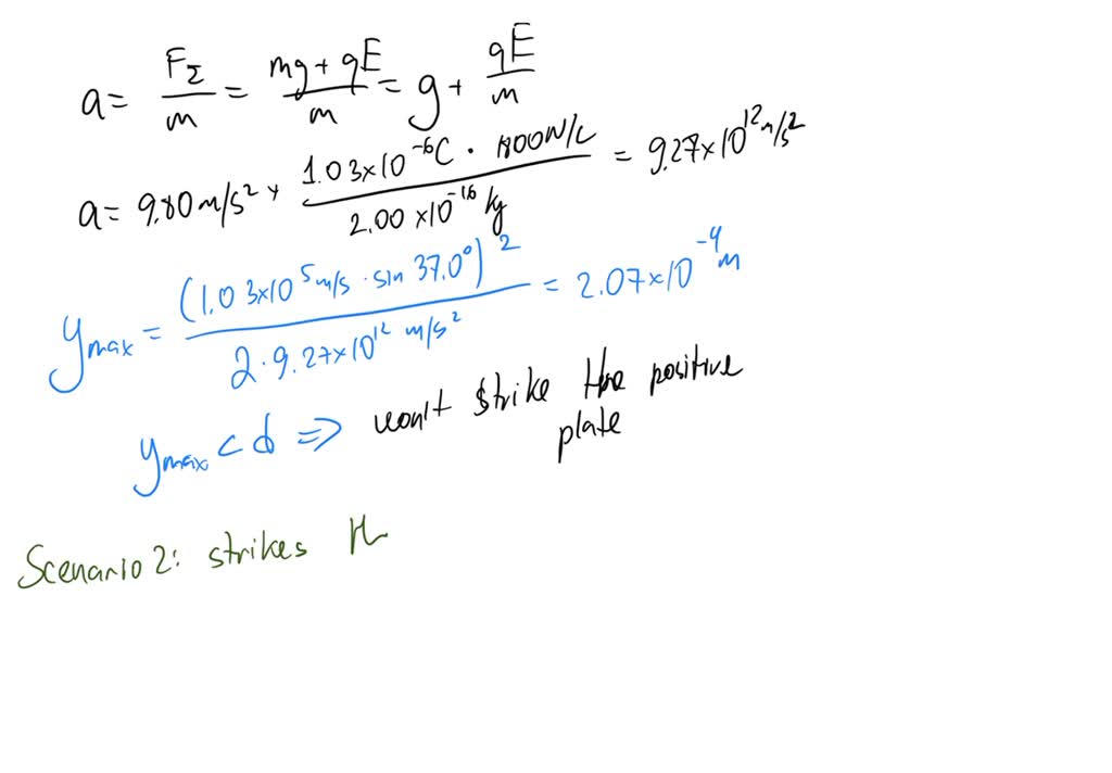 SOLVED Two parallel, metal plates with separation distance 1.00 cm