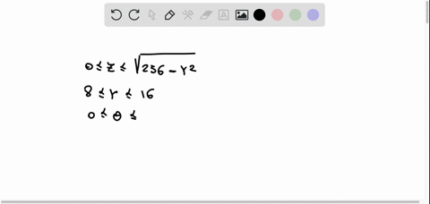 let-d-be-the-region-bounded-below-the-plane-z-0-above-the-sphere-x-j2-256-and-on-the-sides-by-the-cylinder-x-y-64-set-up-the-triple-integrals-in-cylindrical-coordinates-that-give-the-volume-34488