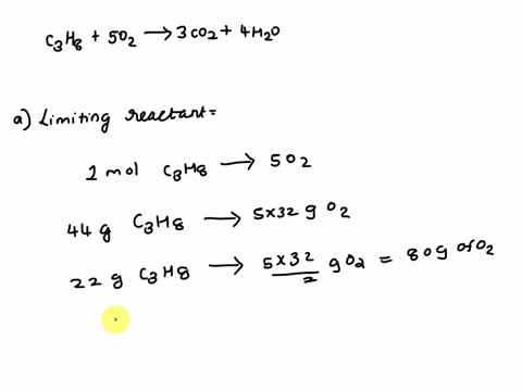 please-hurry-4-propane-c3h8-and-oxygen-react-according-to-the-following-equation-6-points-c3h8-5o2-3co2-4h2o-in-an-experiment-220-g-of-propane-was-reacted-with-640-g-of-oxygen-a-which-reactant-is-the-
