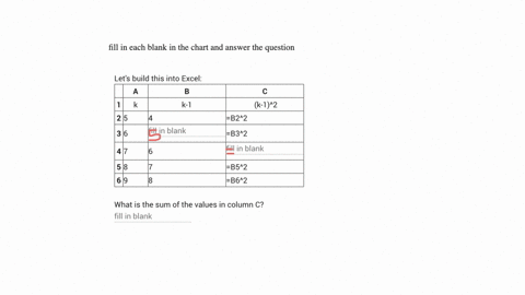 lets-build-this-into-excel-begintabularllll-hline-a-multicolumn1c-b-multicolumn1c-c-hline-mathbf1-mathrmk-multicolumn1c-mathrmk-1-multicolumn1c-mathrmk-1wedge-2-hline-mathbf2-5-4-mathrmb-2wedge-2-hlin