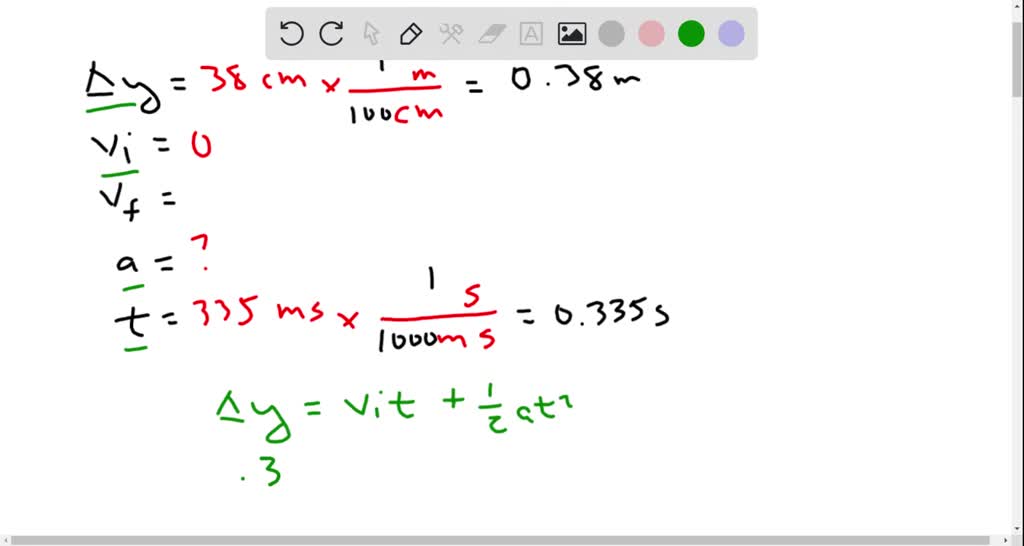 SOLVED A student developed an experiment to measure the acceleration