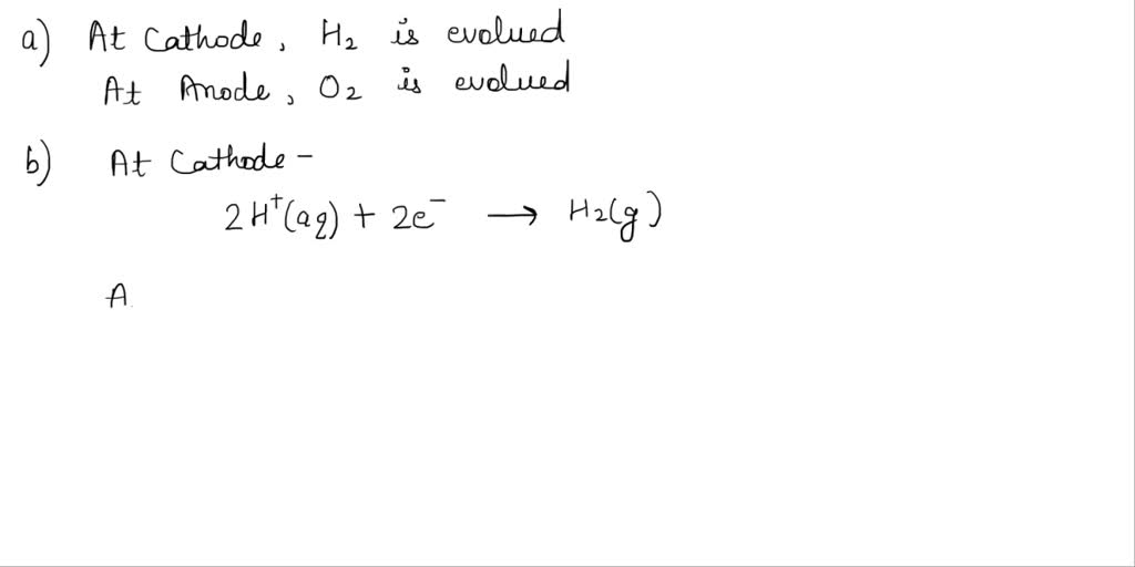 SOLVED: 9. 1. Write half-reactions of the processes at the cathode and ...