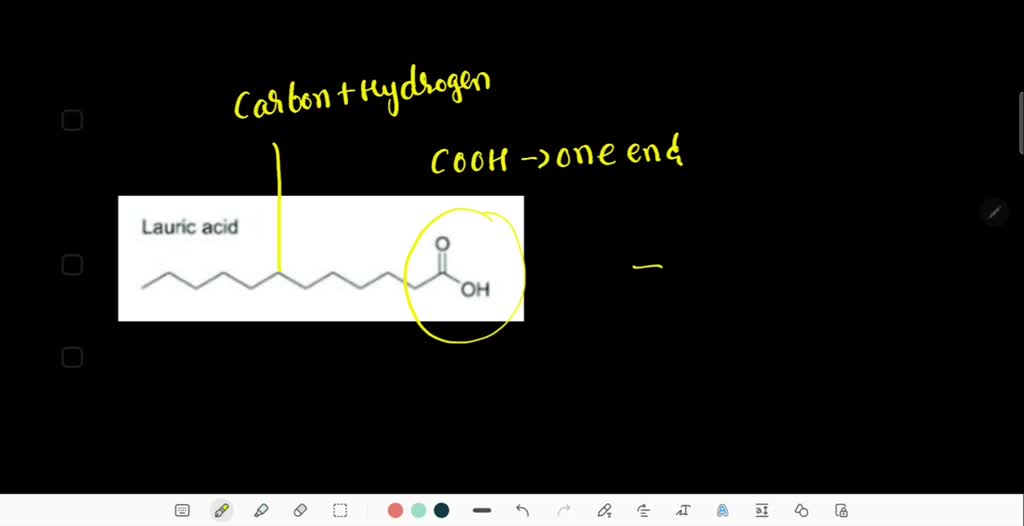 SOLVED Fatty acids are composed of a carboxyl group and