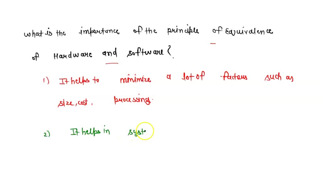 SOLVED What is the importance of the Principle of Equivalence of