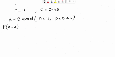 a-random-variable-follows-a-binomial-distribution-with-a-probability-of-success-equal-to-045-for-n-11-find-a-the-probability-of-exactly-1-success-b-the-probability-of-4-or-fewer-successes-c-44694
